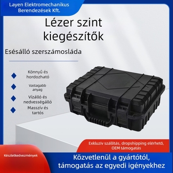 Ryan műanyag szerszámosláda lézeres szinthez – vastagabb védelem leesés ellen, egyrétegű hordozható eszköztároló