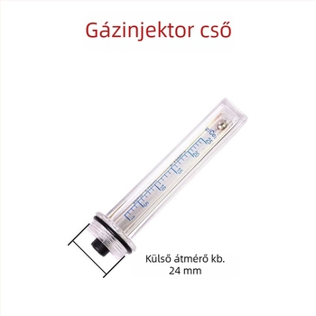 CO2 áramlásmérő szerelvény — CO2 áramlásmérő, mérési tartomány 5, cső-tervezés