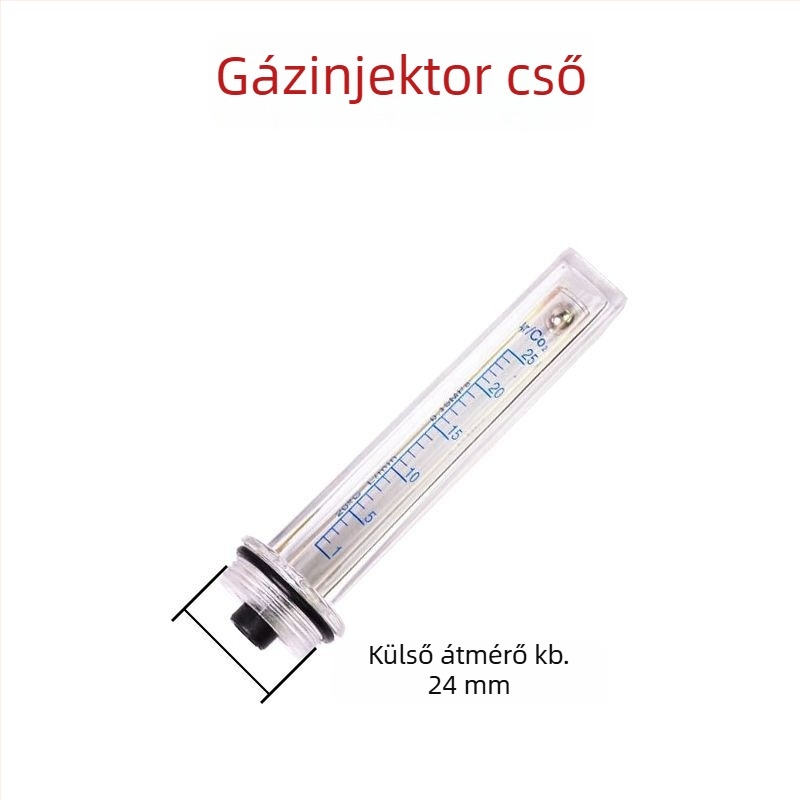 CO2 áramlásmérő szerelvény — CO2 áramlásmérő, mérési tartomány 5, cső-tervezés