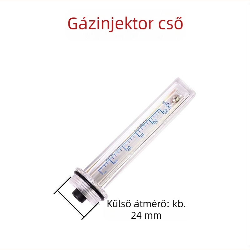 CO2 áramlásmérő szerelvény — CO2 áramlásmérő, mérési tartomány 5, cső-tervezés