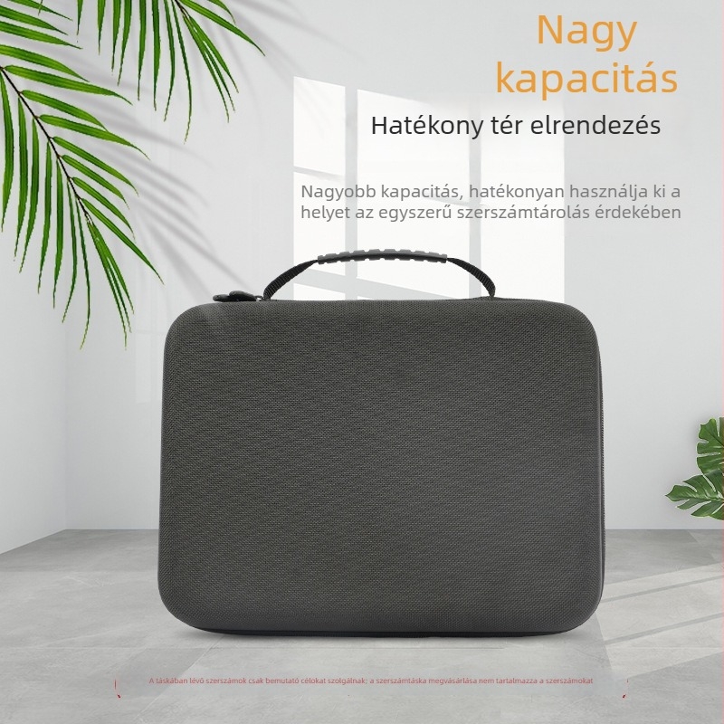 EVA formázott tároló táska fúró- és elektromos szerszámokhoz – nagy kapacitású, multifunkcionális védő- és tartozéktároló