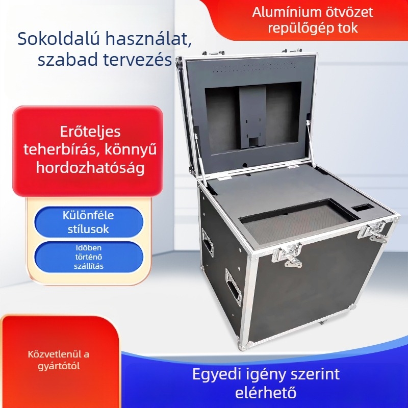 Flight case – alumínium ötvözet keret, EVA belső, tűzálló panel, testreszabható, eszközök számára
