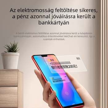 Xinzhuo intelligens előre fizetett villanyóra QR-kód olvasással, 4G távoli leolvasással, Bluetooth, egyfázisú, bérleményekhez