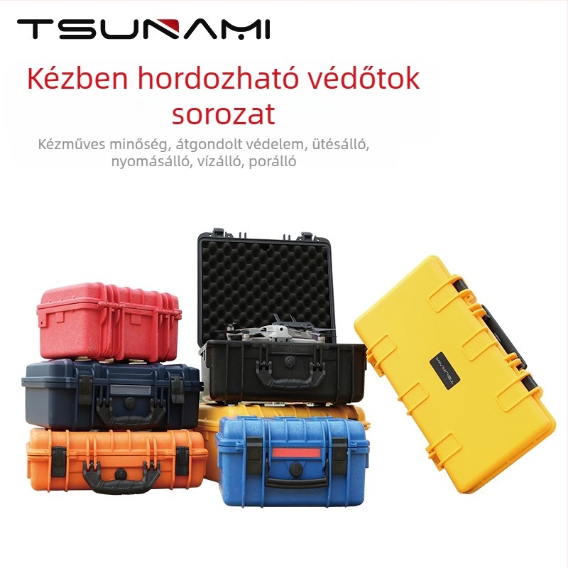 Testreszabható fotóberendezés-tároló trolikoffer — PP anyag, hordozható húzókarral, merev tok, testreszabható kapacitás