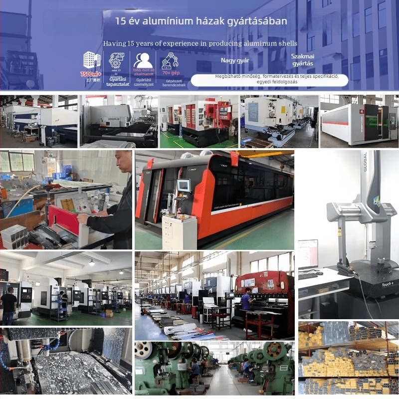 GPU szerverház alumíniumötvözetből, EMI árnyékolt, AI élre számítási héj, vízszintes kivitel, testreszabható feldolgozás