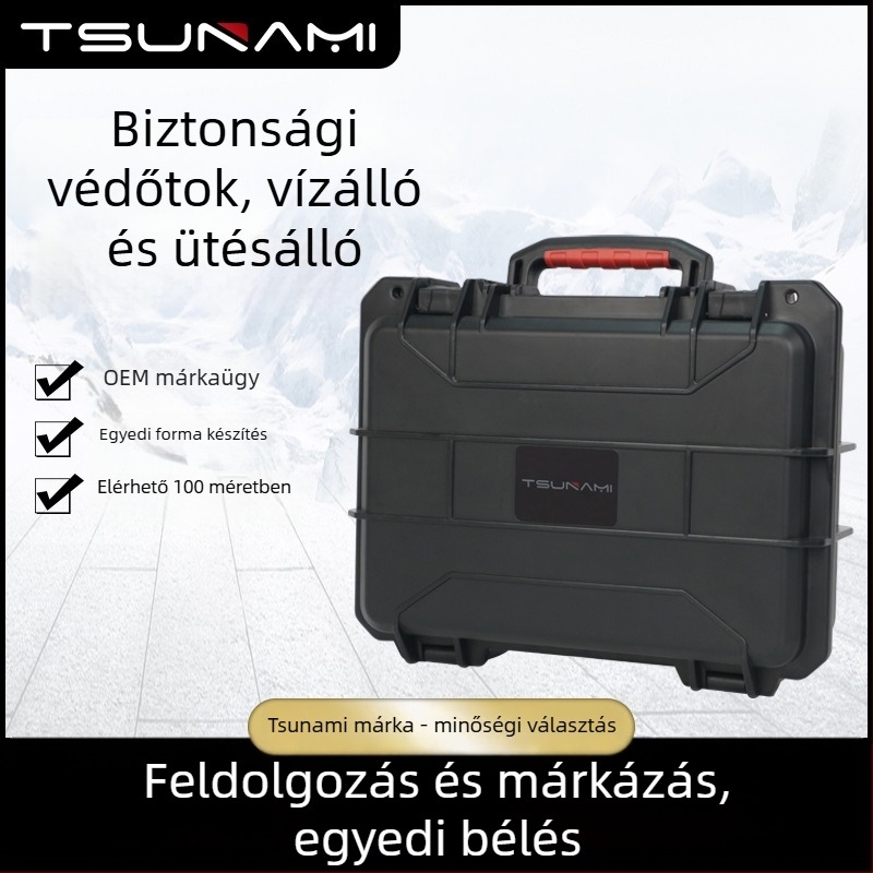 Vízálló szerszámtartó, hordozható PP-modifikált műanyag biztonsági doboz, testre szabható Su nano márkájával