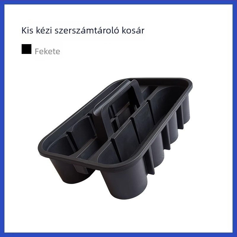 Plasztikus szerszámtartó doboz, kézi szerszámkosár, szerszámok és műszerek tárolására, Jiangxi eredetű, erős teherbírás
