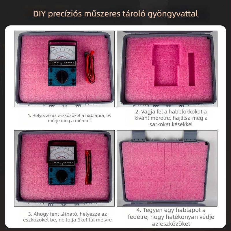Snij Műanyag Szerszámosláda, PP Anyag, Hordozható Egyrétegű Kialakítás, Eszköz- és Járműtárolásra