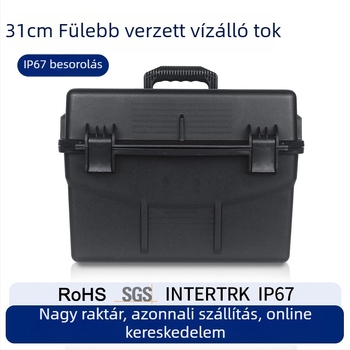 Elektronikai eszközök védőtokja – nedvességálló, vízálló, ütésálló, műszer-tároló, kézi hordozható műanyag tokkal