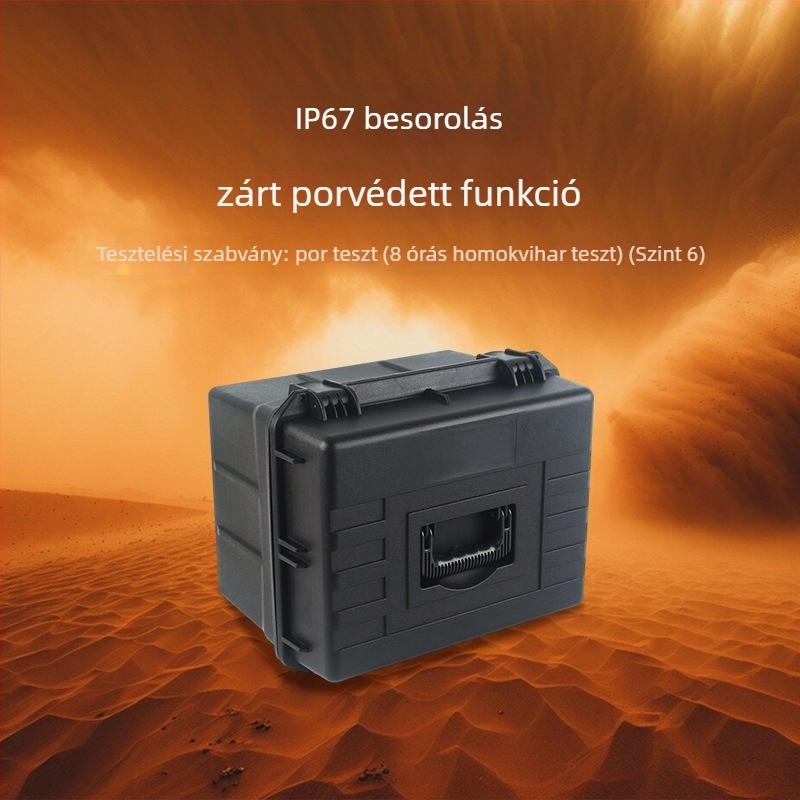 Elektronikai eszközök védőtokja – nedvességálló, vízálló, ütésálló, műszer-tároló, kézi hordozható műanyag tokkal