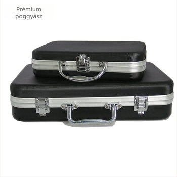 Kézben hordozható szerszámdoboz alumínium ötvözet kerettel és ABS héjjal, EVA belsővel, ABS-6 modell