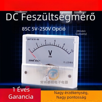 85C1 Analóg voltmérő, több tartományos: 5V, 10V DC, 30V, 50V, 250V
