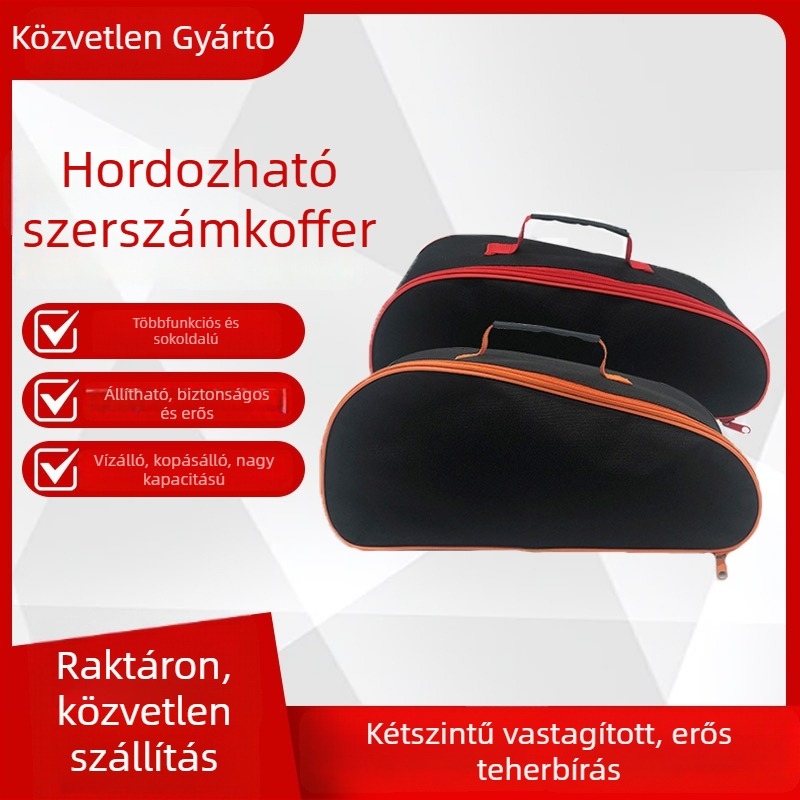 Hordozható szerszám-tároló táska – szerszámok tárolására, kültéri és otthoni használatra