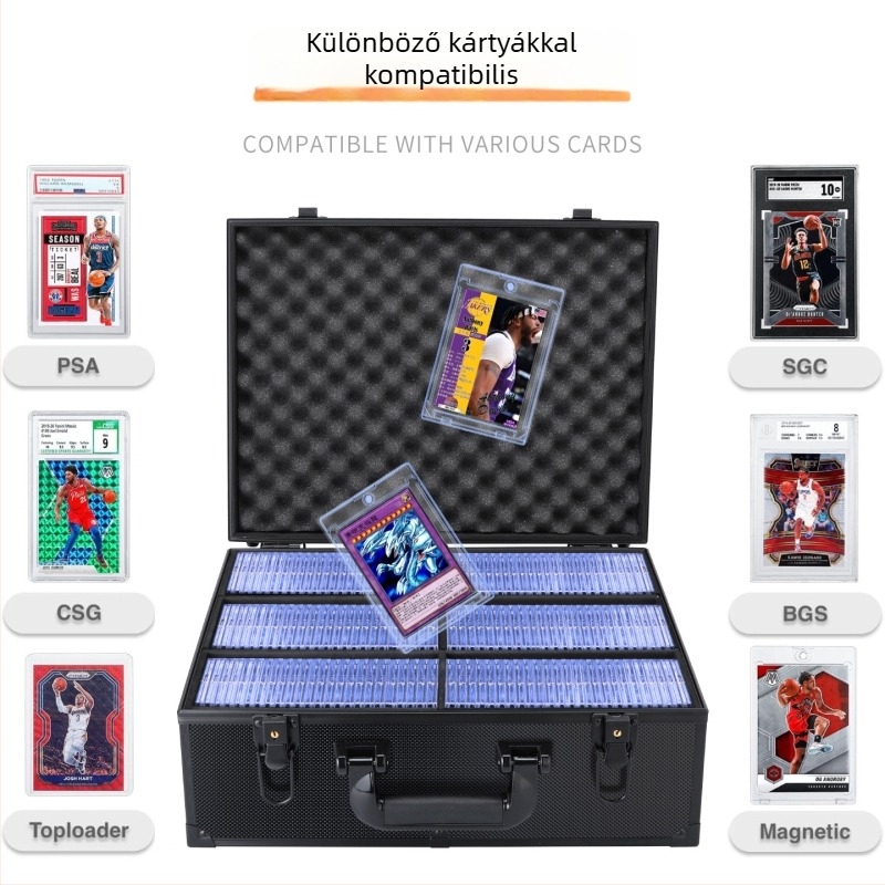 Philharmonic fém szerszámos doboz kártyák tárolására