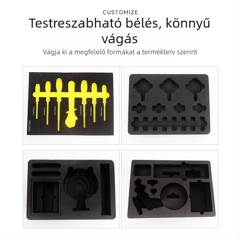 Műanyag szerszámtartó doboz, Shengshuo márka, 5 kg teherbírás, mérnöki PP keret, 104# sorozat
