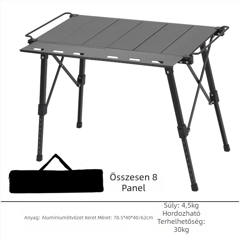 Kültéri összecsukható piknikasztal és székek — alumíniumötvözet, magasság állítható, testreszabási lehetőségek, Shangyi Outdoor