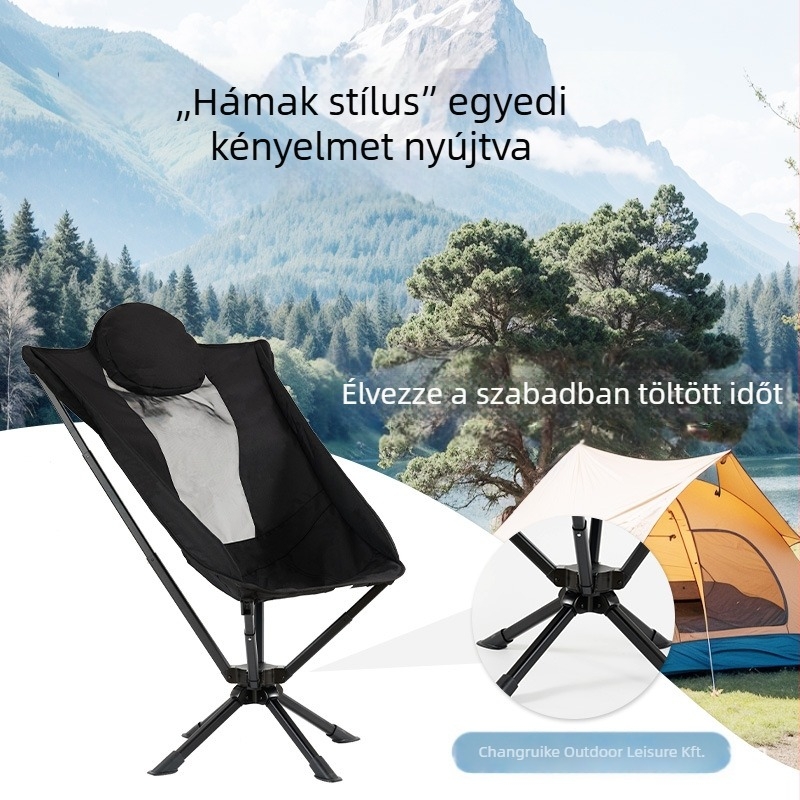 Ötvözet alumínium összecsukható kemping szék, testreszabható, teherbírás 150 kg, OEM márka