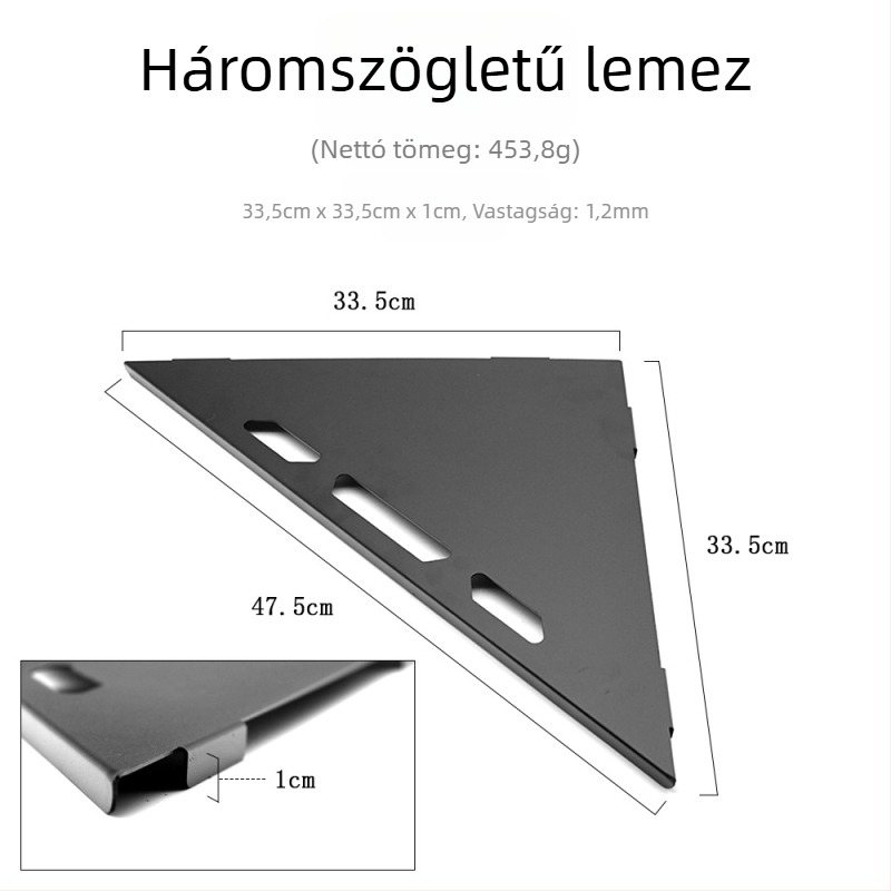 Kültéri összecsukható asztal, hordozható taktikai asztal grillhez, piknikhez és kempingezéshez