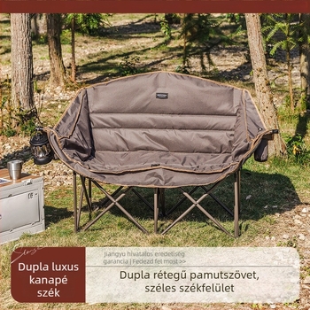 Moon szék két személyre, összecsukható, szénacél