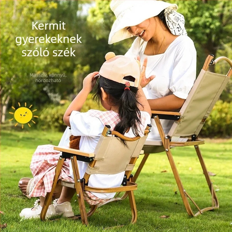 Gyerekeknek összecsukható kültéri szék (Yaoqi, magas szén­tartalmú acélváz, összecsukható, modell 12.2-3)