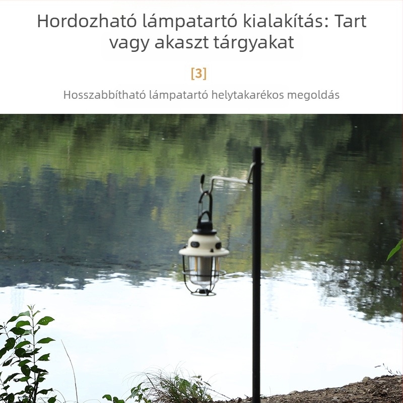 Két szintes összecsukható kempingasztal és székek kültéri használatra, alumíniumötvözet Jiahe