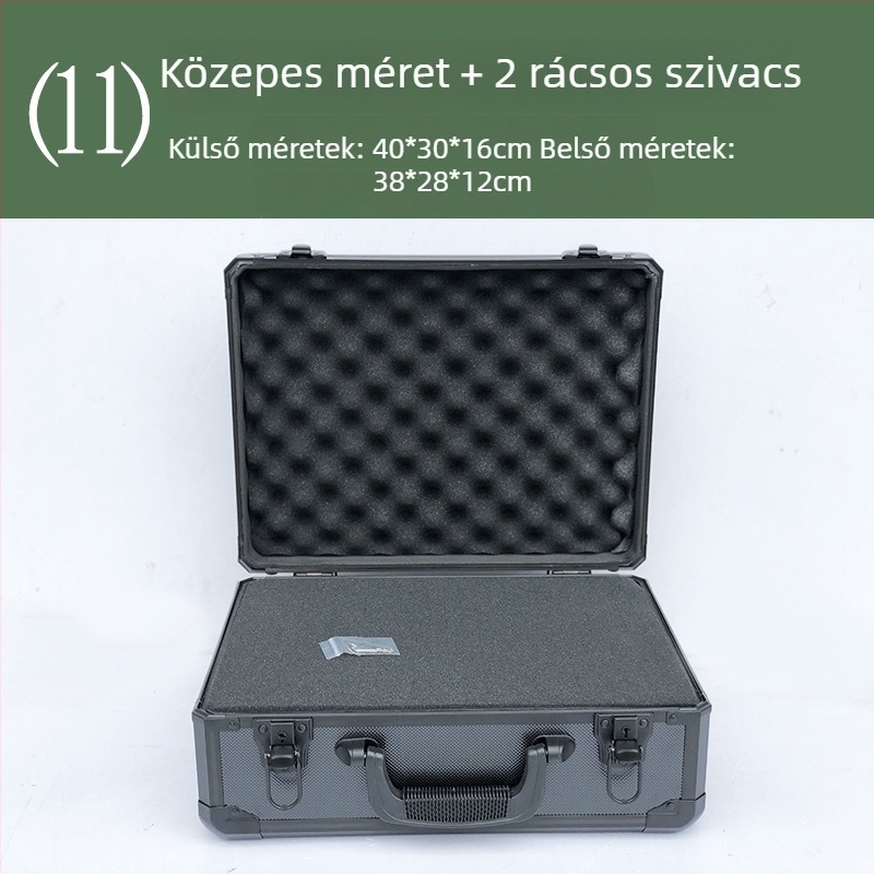 Felszereléshez szállító koffer, ütésálló, katonai minőségű, hordozható