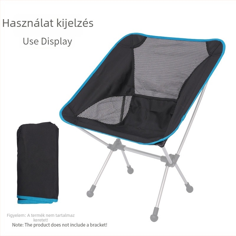Campleader Moon Chair textilpótlás kültéri összecsukható székre, Oxford anyag, összecsukható