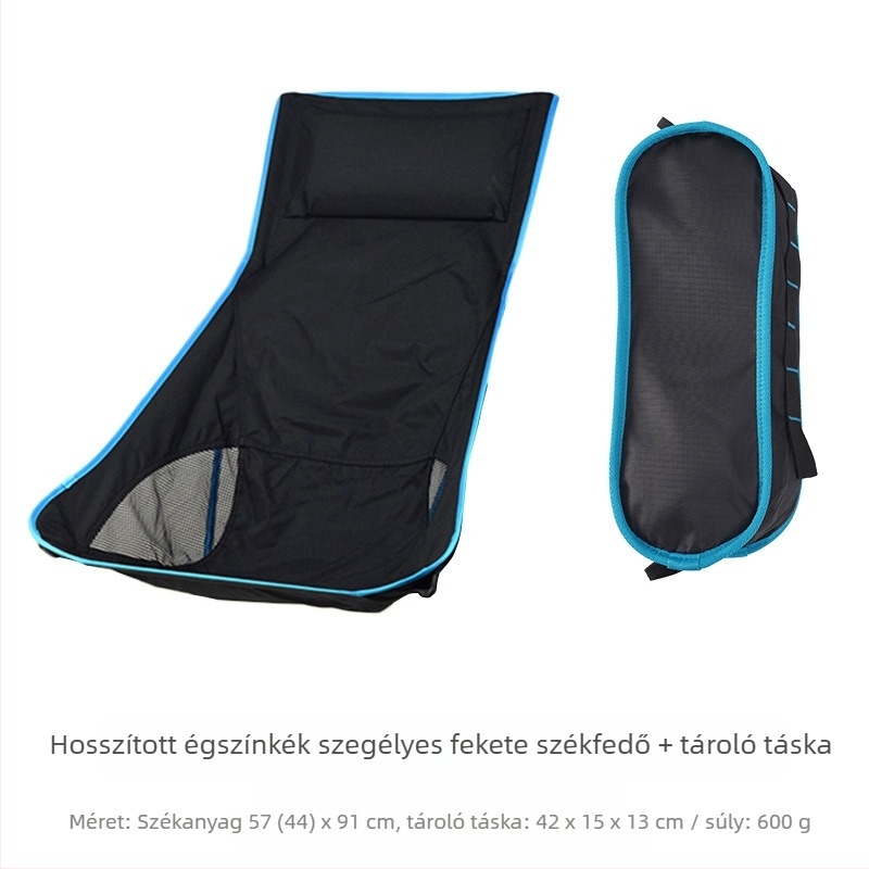 Campleader Moon Chair textilpótlás kültéri összecsukható székre, Oxford anyag, összecsukható