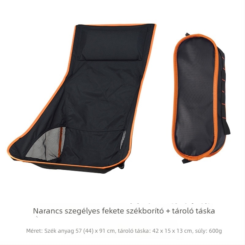 Campleader Moon Chair textilpótlás kültéri összecsukható székre, Oxford anyag, összecsukható