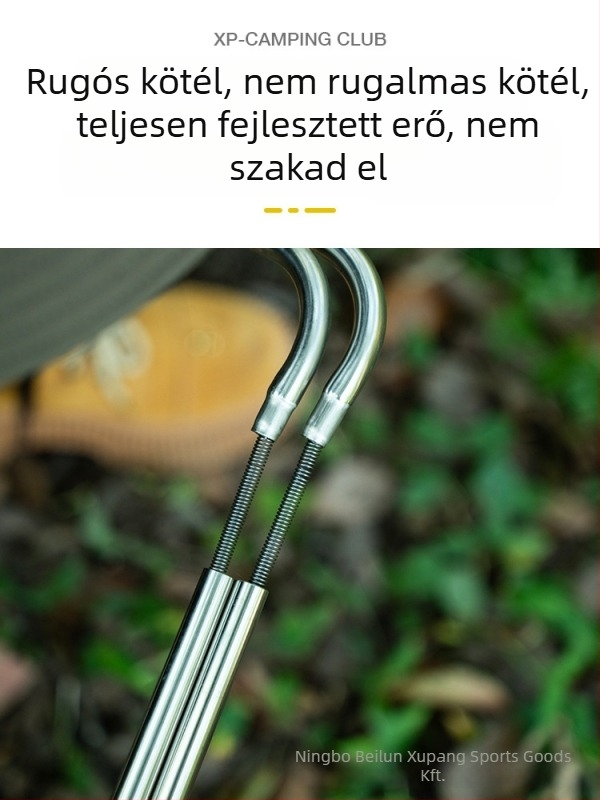 Rozsdamentes acél összecsukható kempingszék, ultrakönnyű, hordozható kültéri használatra, horgászathoz