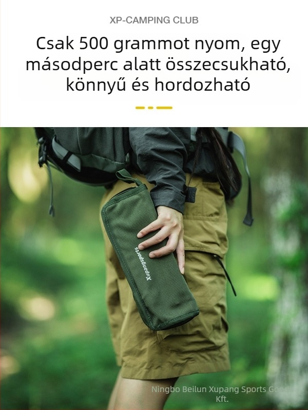 Rozsdamentes acél összecsukható kempingszék, ultrakönnyű, hordozható kültéri használatra, horgászathoz