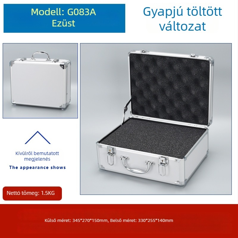 Weiwen Alumínium Ötvözet Szerszámtáska – Eszközöknek Szánt Repülő Készülék, ütésálló, Density Board panel, alumínium váz, 25 kg teherbírás
