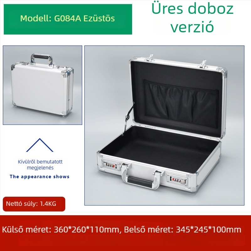 Weiwen Alumínium Ötvözet Szerszámtáska – Eszközöknek Szánt Repülő Készülék, ütésálló, Density Board panel, alumínium váz, 25 kg teherbírás