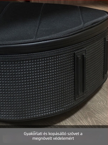 Gitár kemény tok, 40 mm vastag fleece bélésével, Oxford anyagból, gitárokhoz