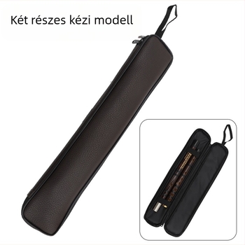 Fuvolatáska tároláshoz, PU bőr, ütésálló védelem, Dana márka, légpárnás vállpánt