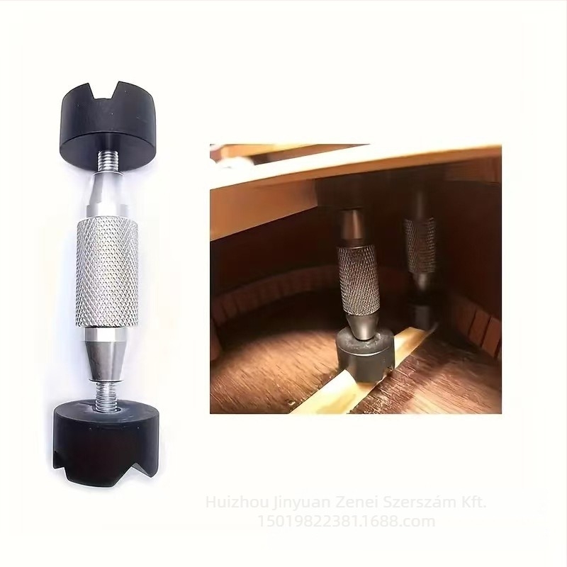 Sárgaréz gitárjavító csipesz készlet klasszikus folk gitárhoz, táskával