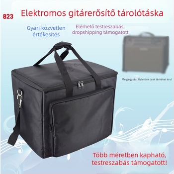 823Boss Gitár- és hangsugáró-tároló táska, párnázott vállfogantyúval utazáshoz, egyedi gyártás