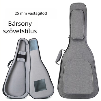 Gitár táska Oxford anyagból — vízálló, szigetelt, kopásálló, rezgéscsillapító (uniszex)