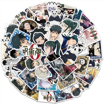 Jujutsu Kaisen matrica készlet – Spell Return War Ghost Night Show Edition, modell FE110, öntapadó, súly 25 g