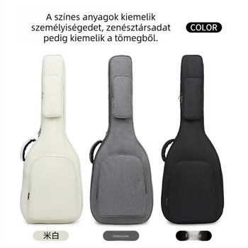 Vízálló hátizsák kettős vállpánttal elektromos gitárhoz és basszusgitárhoz, gerincvédő kialakítással