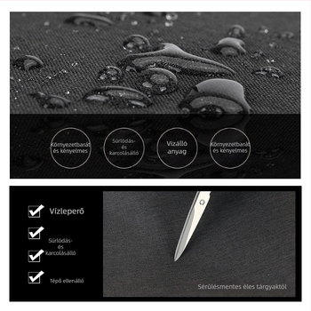 Gitár hátizsák légpárnás vállpánttal — vízálló, lélegző, kopásálló, ütéscsillapító.