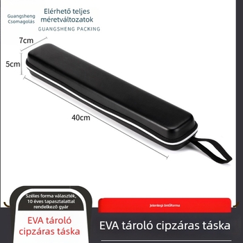 EVA tároló bambuszfuvolához — hordozható, vízálló kemény tok, forrópréselt kivitel, 2 kg teherbírás, modell 00