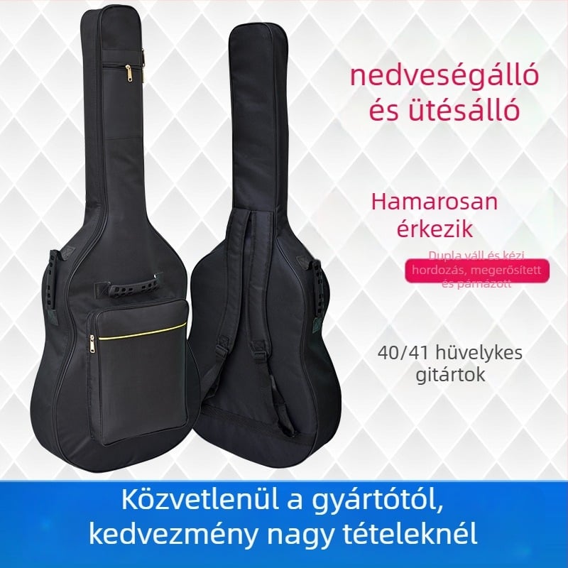 Gitártáska Carani WBD-5, 600D Oxford anyag, 200D bélés, ergonikus hátsó panel