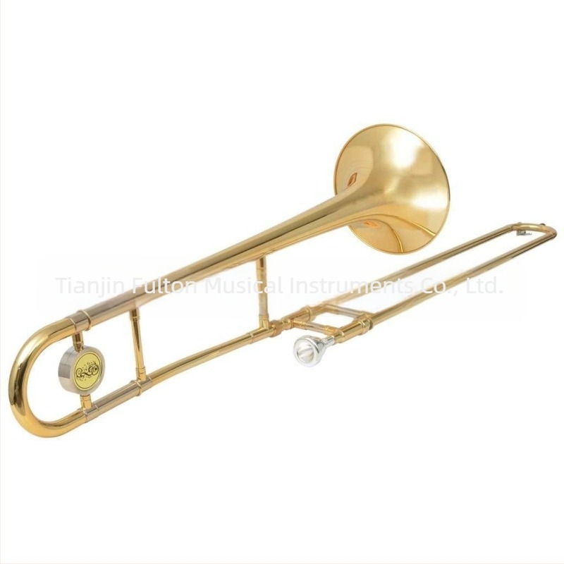 Alt trombon B♭ hangnem, lakkozott felület, speciális szállítótáskával