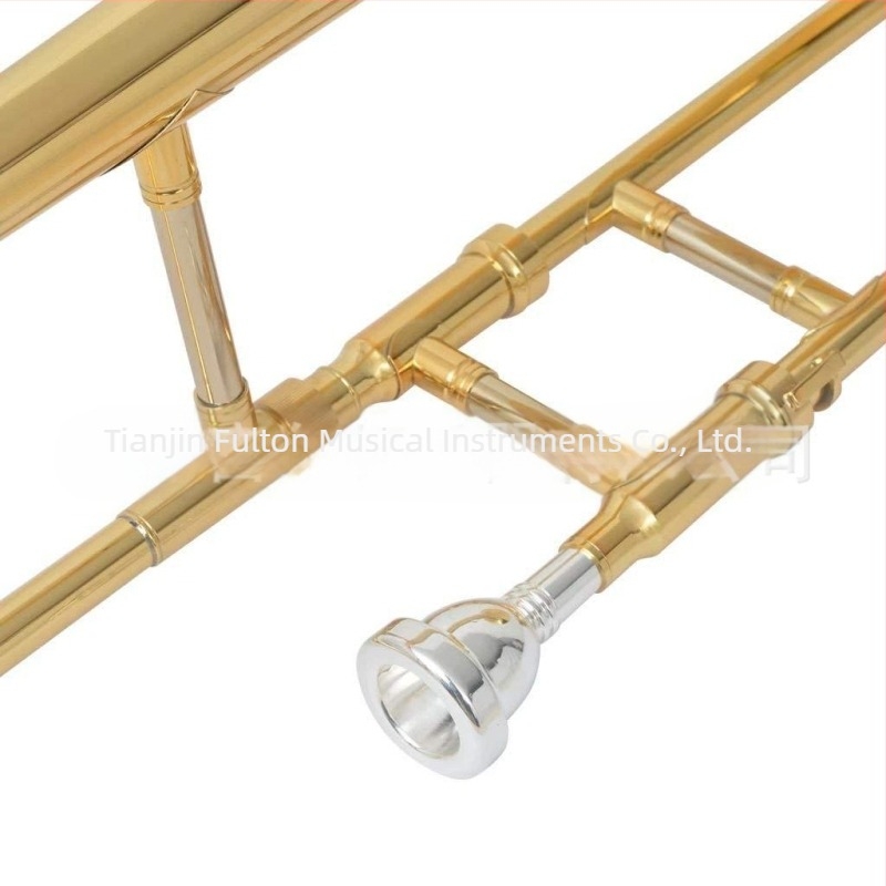 Alt trombon B♭ hangnem, lakkozott felület, speciális szállítótáskával