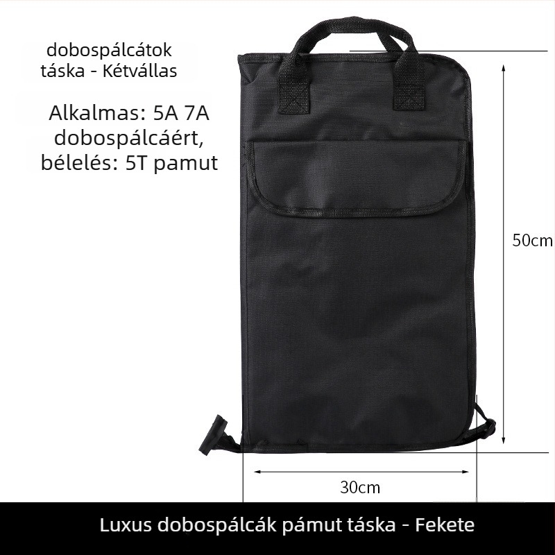 Amans hangszer hátizsák dobhoz és gitárhoz, Modell 123, textil anyag