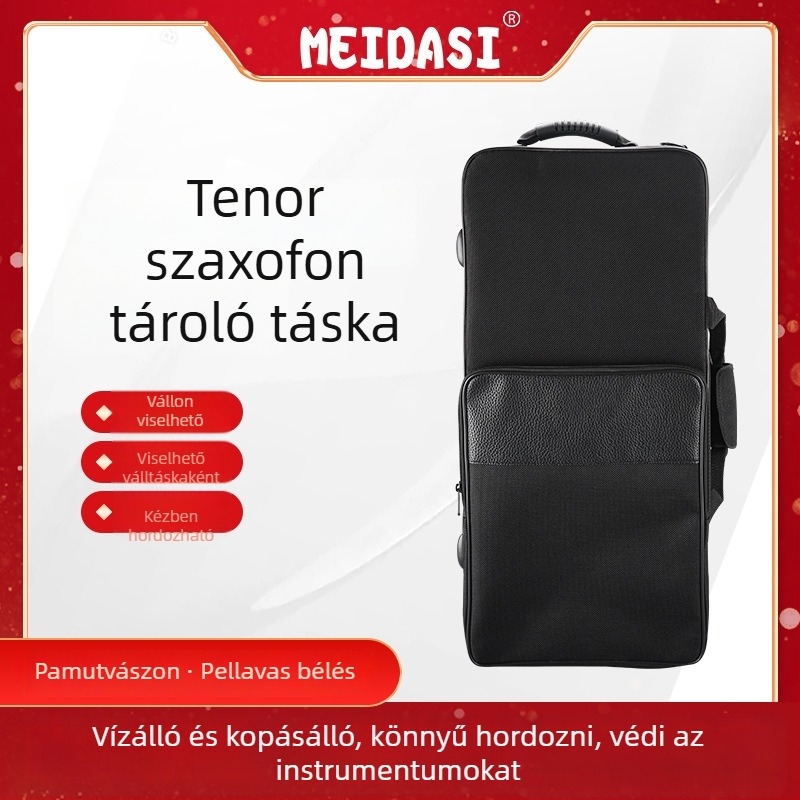 Alto E-flat Szaxofon hátizsák – hangszeres táska (Uniszex; Nyár 2023; Otthoni tárolás)