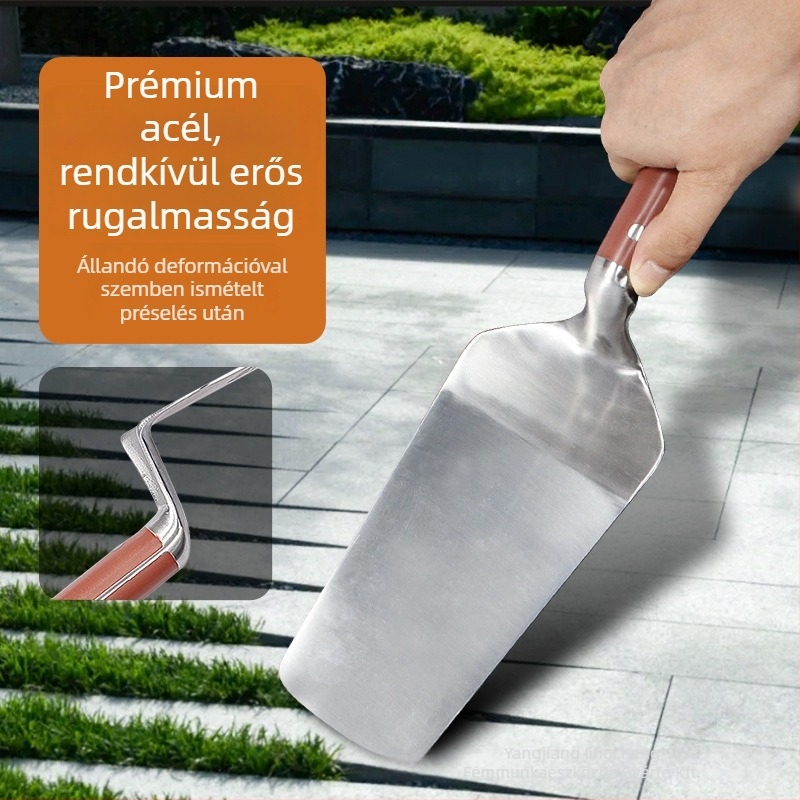 Jianpai rozsdamentes acélból készült integrált vakoló- és falazókészlet, spatula habarcs és kaparó kiegészítőkkel — vakoláshoz és falfinisítéshez