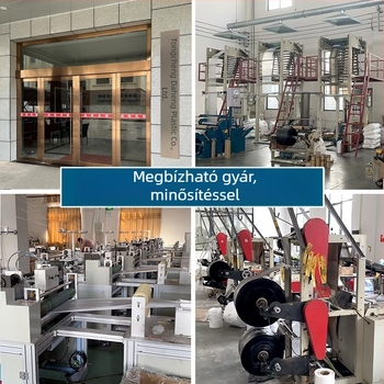 Egyszer használatos zuhany sapka, 100 db, műanyag, egyenként OPP-ben csomagolt, vastagított szalag dizájn