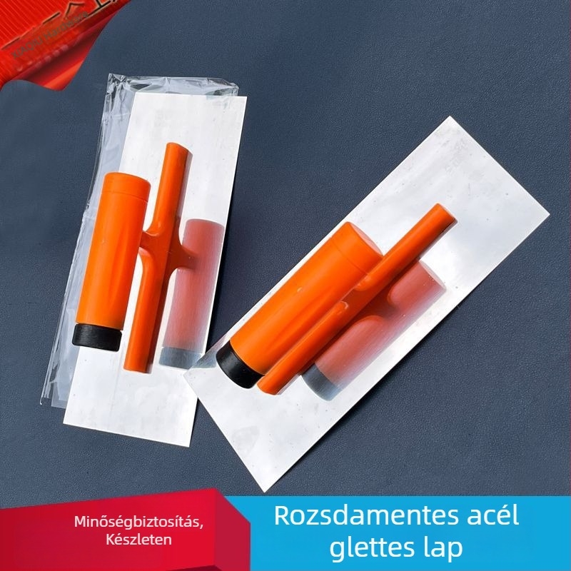 Kairuite műanyag fogantyúval ellátott rozsdamentes acél glettelőlapát – gletteléshez és festéshez, hatékony kivitelezés